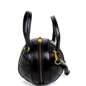 Gucci NWT Piuma Lux Energy Mini Tifosa Basketball Shaped Shoulder Bag Black